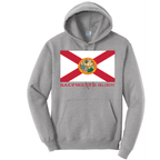 Saltwater Born Cotton Hoodie Florida Flag Cotton Hoodie
