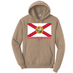 Saltwater Born Cotton Hoodie Florida Flag Cotton Hoodie