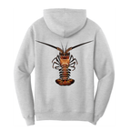Saltwater Born Cotton Hoodie S / ASH Florida Keys Realistic Lobster Cotton Hoodie