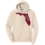 Saltwater Born Cotton Hoodie S / NATURAL FSU Garnet and Gold Cotton Hoodie