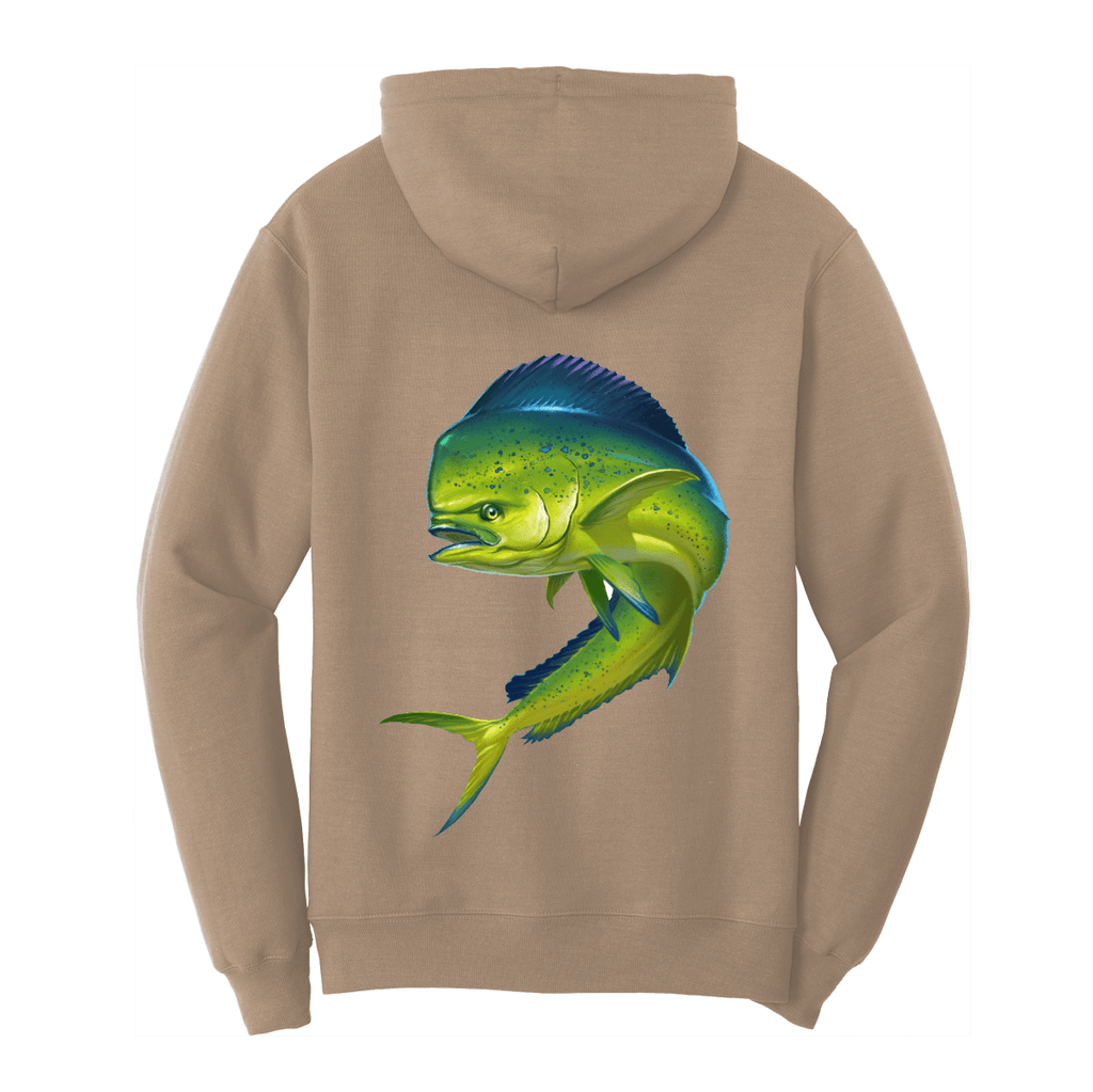 Saltwater Born Cotton Hoodie S / SAND Action Mahi Cotton Hoodie