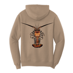 Saltwater Born Cotton Hoodie S / SAND Florida Keys Realistic Lobster Cotton Hoodie