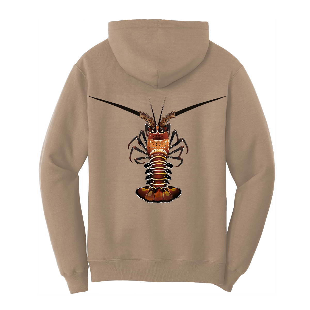 Florida Keys Realistic Lobster Cotton Hoodie – Russell's Western