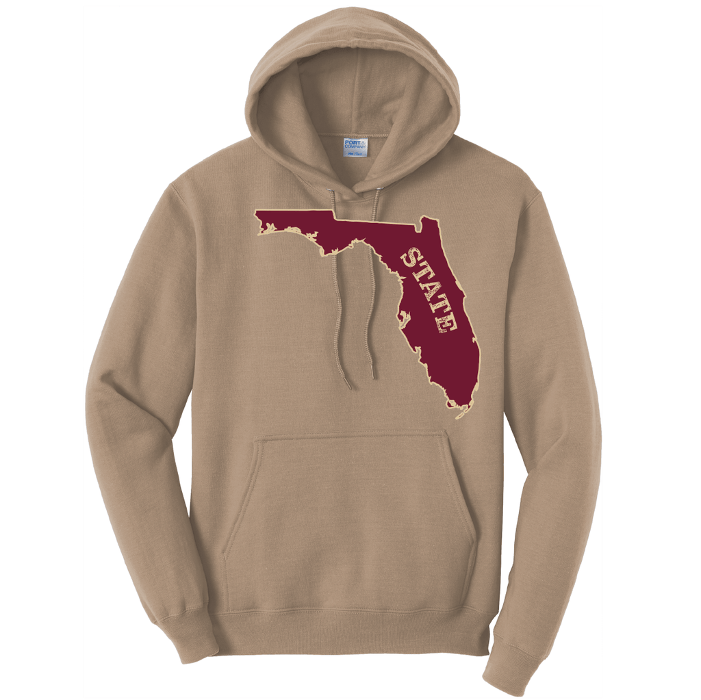 Saltwater Born Cotton Hoodie S / SAND FSU Garnet and Gold Cotton Hoodie