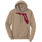 Saltwater Born Cotton Hoodie S / SAND FSU Garnet and Gold Cotton Hoodie