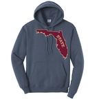 Saltwater Born Cotton Hoodie S / STEEL BLUE FSU Garnet and Gold Cotton Hoodie