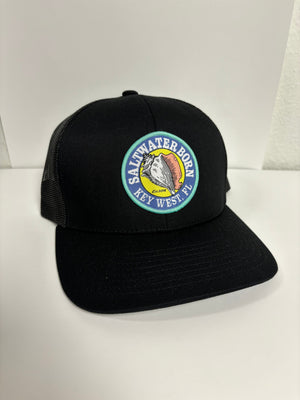 Saltwater Born Hats Key West Structured Mesh Trucker Hat