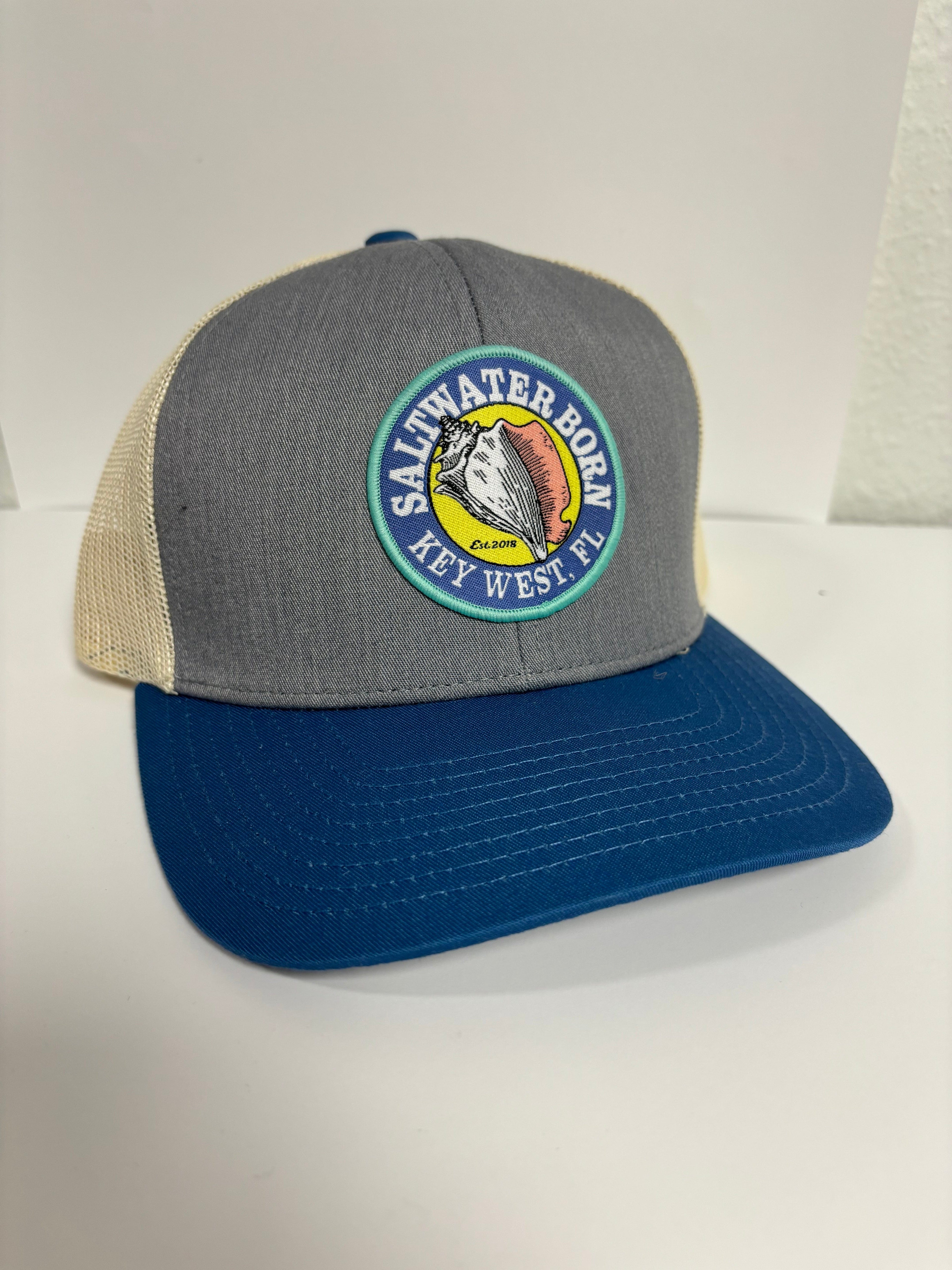 Saltwater Born Hats Key West Structured Mesh Trucker Hat
