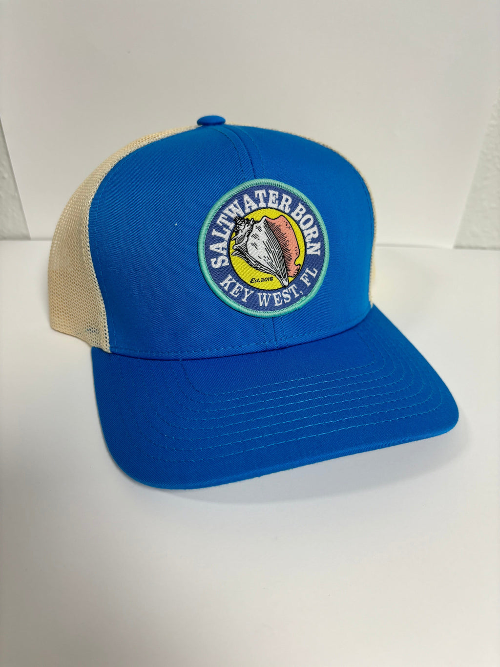 Saltwater Born Hats Key West Structured Mesh Trucker Hat