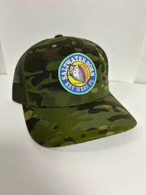 Saltwater Born Hats Key West Structured Mesh Trucker Hat