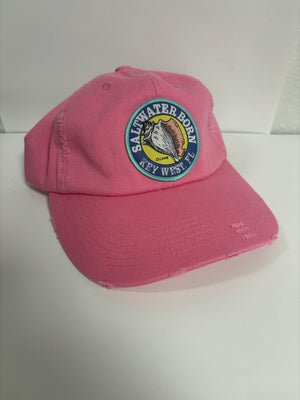 Saltwater Born Hats Key West Vintage Distressed Hat