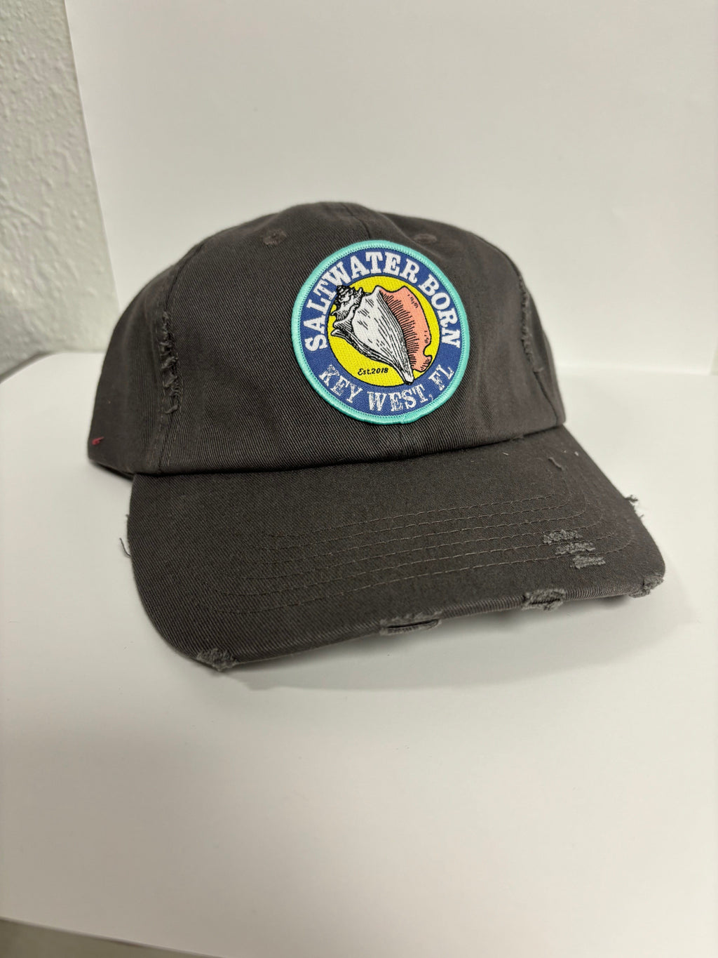 Saltwater Born Hats Key West Vintage Distressed Hat