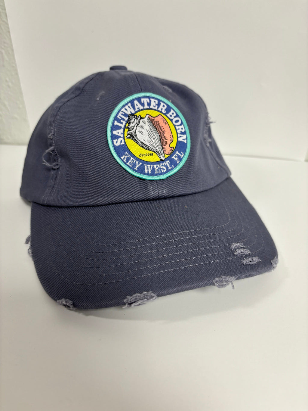 Saltwater Born Hats Key West Vintage Distressed Hat