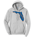 Saltwater Born Outerwear S / ASH Orange and Blue Cotton Hoodie