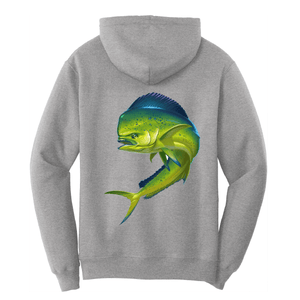 Saltwater Born Outerwear S / ATHLETIC HEATHER Action Mahi Cotton Hoodie