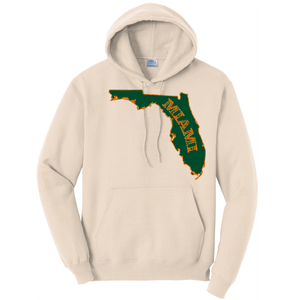 Saltwater Born Outerwear S / NATURAL Miami Orange and Green Cotton Hoodie