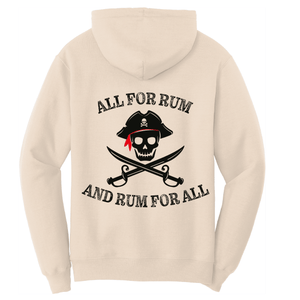 Saltwater Born Outerwear S / NATURAL Tampa Bay All For Rum Cotton Hoodie