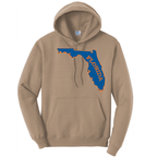 Saltwater Born Outerwear S / SAND Orange and Blue Cotton Hoodie