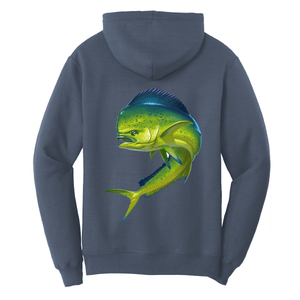 Saltwater Born Outerwear S / STEEL BLUE Action Mahi Cotton Hoodie