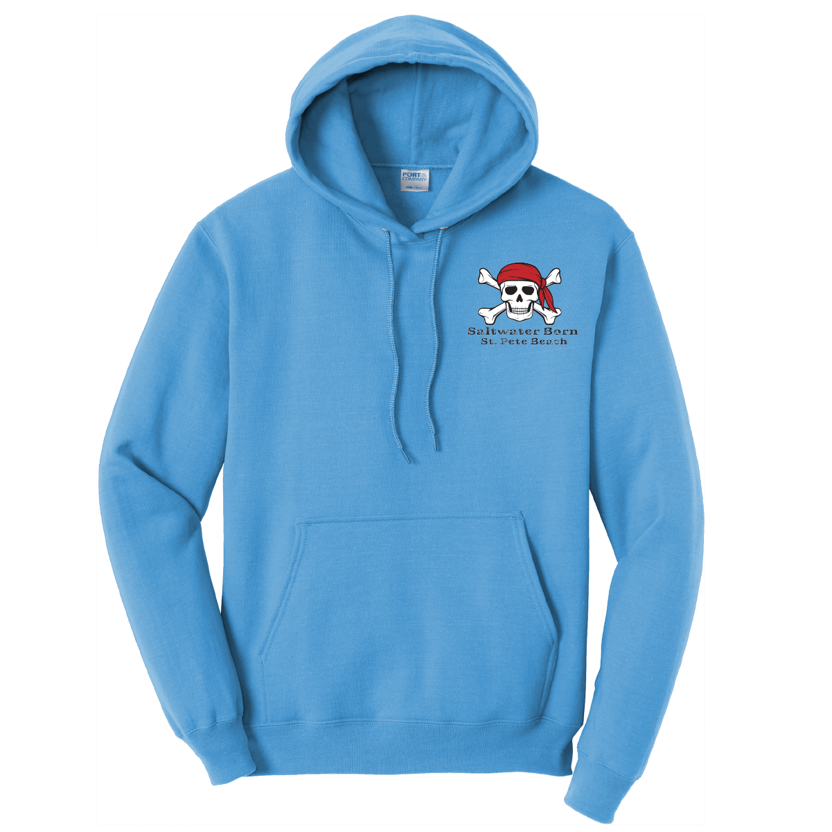 Saltwater Born Outerwear St. Pete Beach, FL "All For Rum and Rum For All" Cotton Hoodie