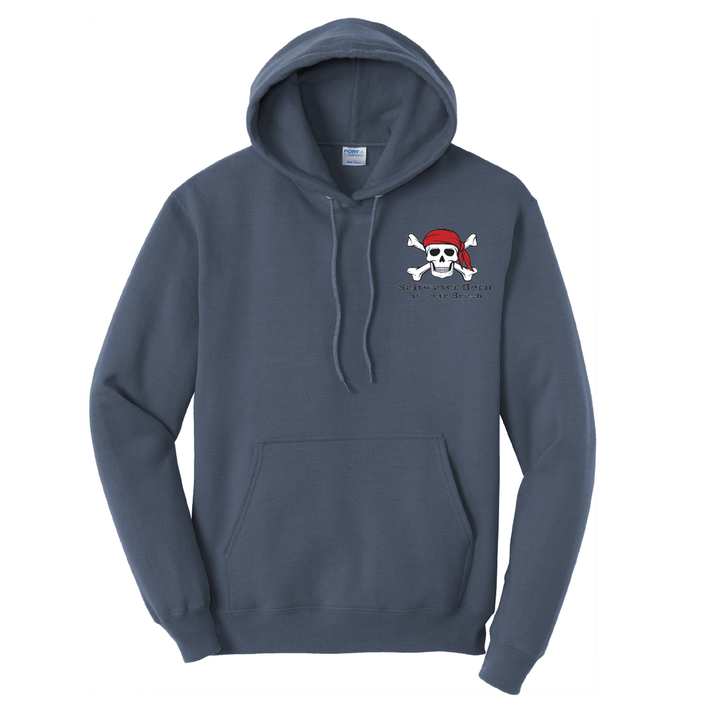 Saltwater Born Outerwear St. Pete Beach, FL "All For Rum and Rum For All" Cotton Hoodie