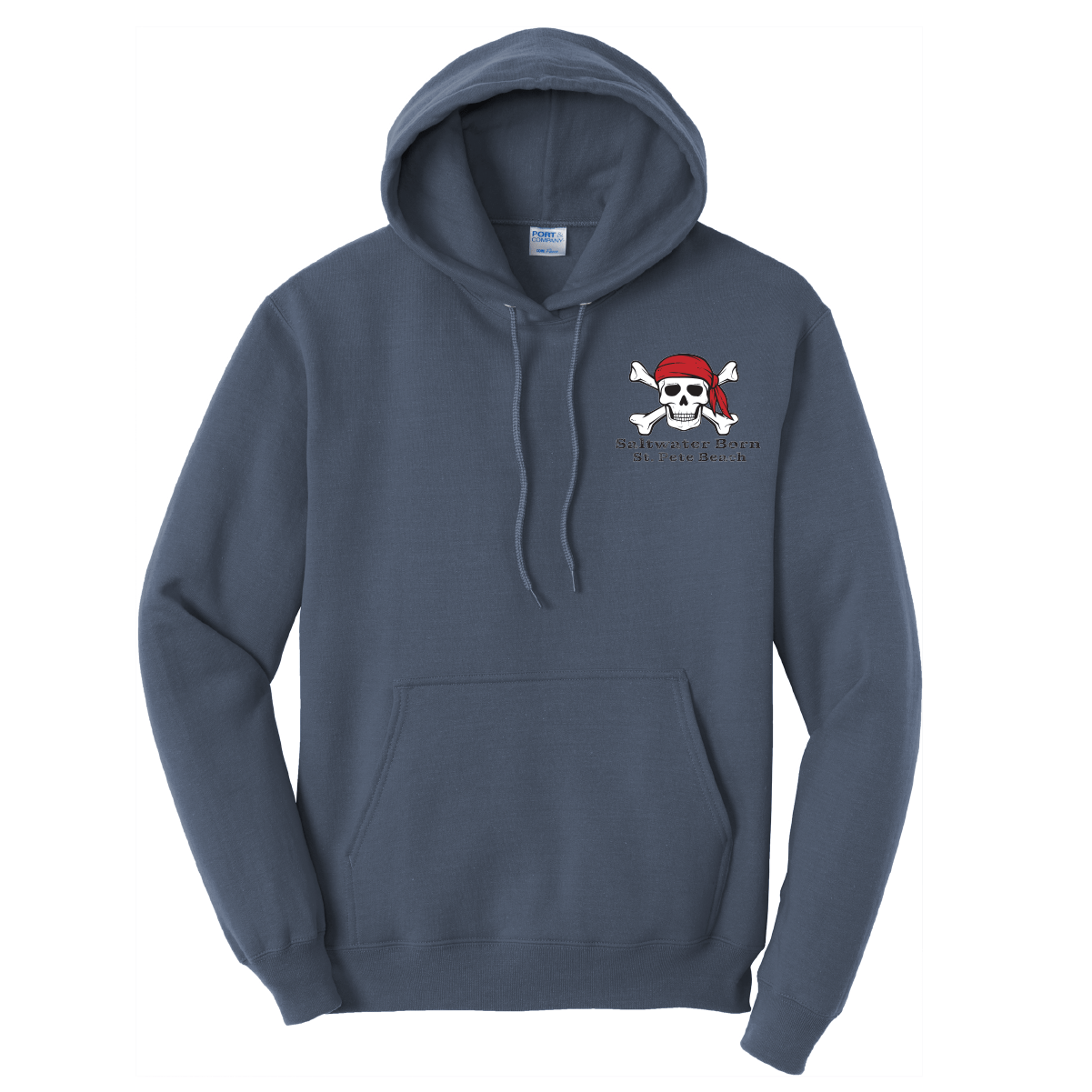 Saltwater Born Outerwear St. Pete Beach, FL "All For Rum and Rum For All" Cotton Hoodie