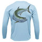 Saltwater Born Shirts Action Tarpon Long Sleeve UPF 50+ Dry-Fit Shirt