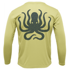 SALTWATER BORN Shirts Anna Maria Island Kraken Long Sleeve UPF 50+ Dry-Fit Shirt