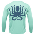 SALTWATER BORN Shirts Anna Maria Island Kraken Long Sleeve UPF 50+ Dry-Fit Shirt