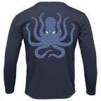 SALTWATER BORN Shirts Key West, FL Kraken Long Sleeve UPF 50+ Dry-Fit Shirt