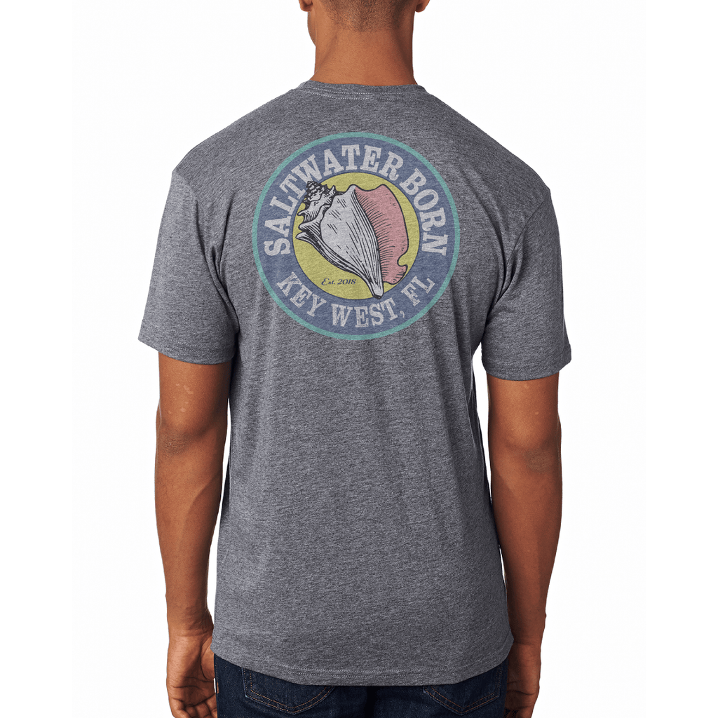 Saltwater Born Shirts Key West, FL State of Florida Soft Tee