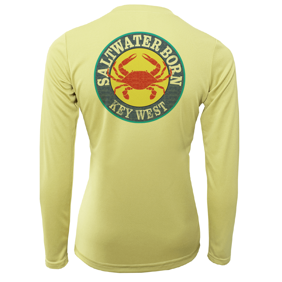 Saltwater Born Shirts Key West Steamed Crab Women's Long Sleeve UPF 50+ Dry-Fit Shirt