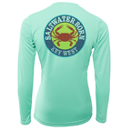 Saltwater Born Shirts Key West Steamed Crab Women's Long Sleeve UPF 50+ Dry-Fit Shirt