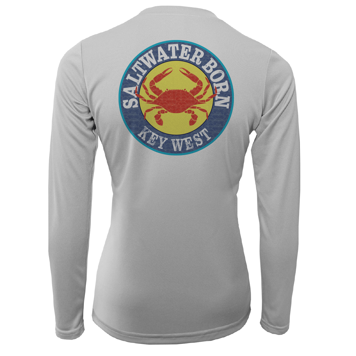 Saltwater Born Shirts Key West Steamed Crab Women's Long Sleeve UPF 50+ Dry-Fit Shirt