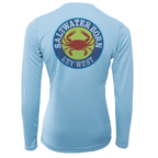 Saltwater Born Shirts Key West Steamed Crab Women's Long Sleeve UPF 50+ Dry-Fit Shirt
