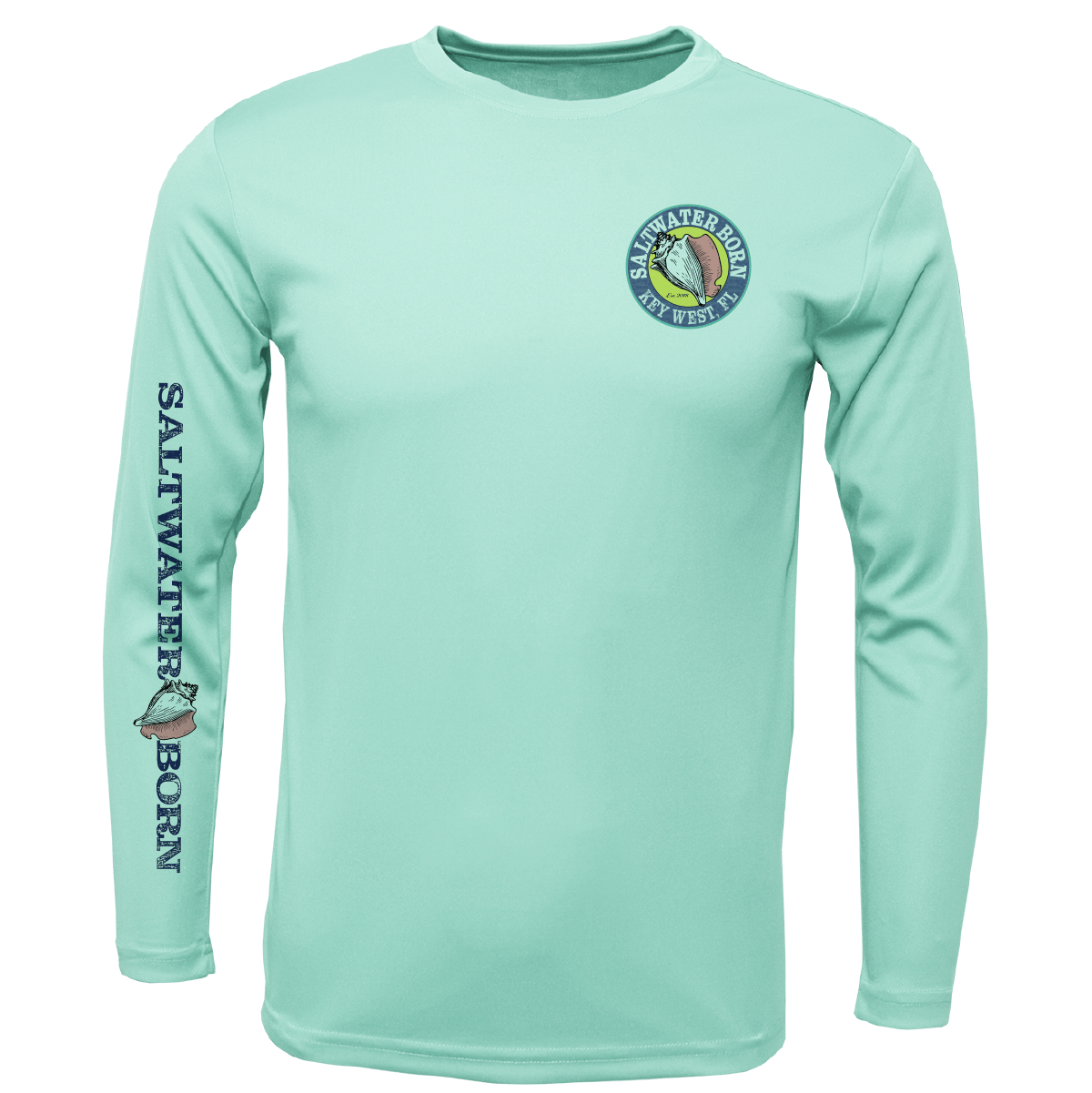 Saltwater Born Shirts Key West Wahoo Long Sleeve UPF 50+ Dry-Fit Shirt