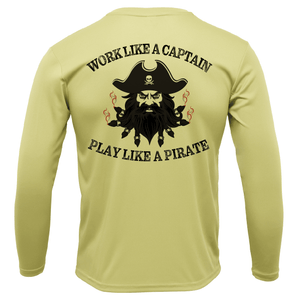Saltwater Born Shirts M / CANARY Tarpon Springs, FL Blackbeard Long Sleeve UPF 50+ Dry-Fit Shirt