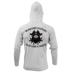 Saltwater Born Shirts M / SILVER Saltwater Born Blackbeard Long Sleeve UPF 50+ Dry-Fit Hoodie