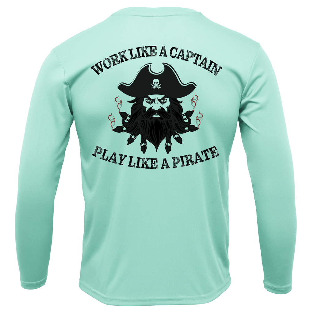 Saltwater Born Shirts North Carolina Blackbeard Long Sleeve UPF 50+ Dry-Fit Shirt