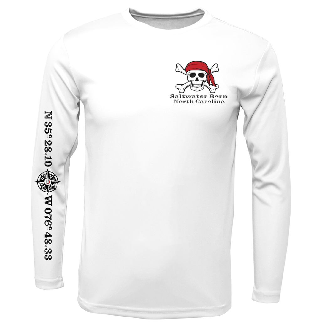 Saltwater Born Shirts North Carolina Blackbeard Long Sleeve UPF 50+ Dry-Fit Shirt