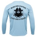 Saltwater Born Shirts North Carolina Blackbeard Long Sleeve UPF 50+ Dry-Fit Shirt