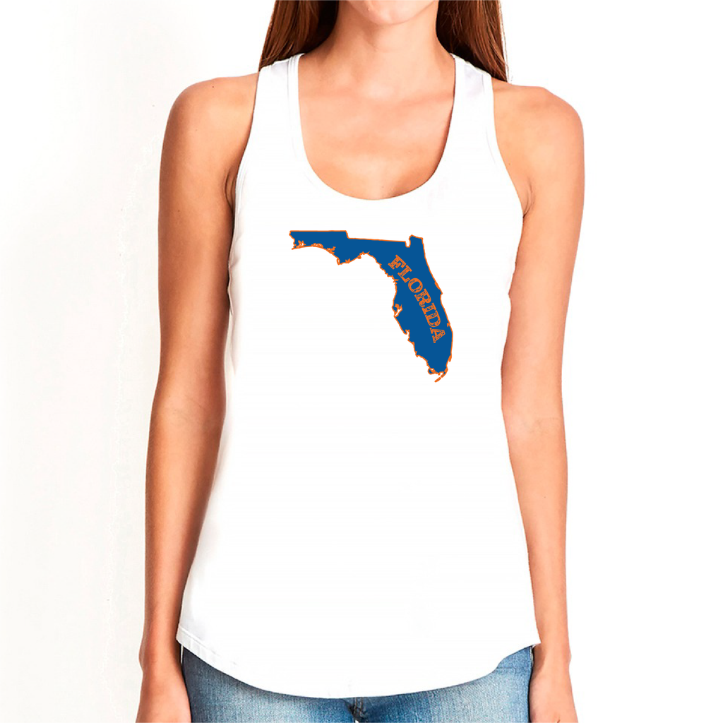 Saltwater Born Shirts Orange and Blue Tank