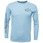 Saltwater Born Shirts Permit on Chest Long Sleeve UPF 50+ Dry-Fit Shirt