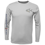 Saltwater Born Shirts Permit on Chest Long Sleeve UPF 50+ Dry-Fit Shirt