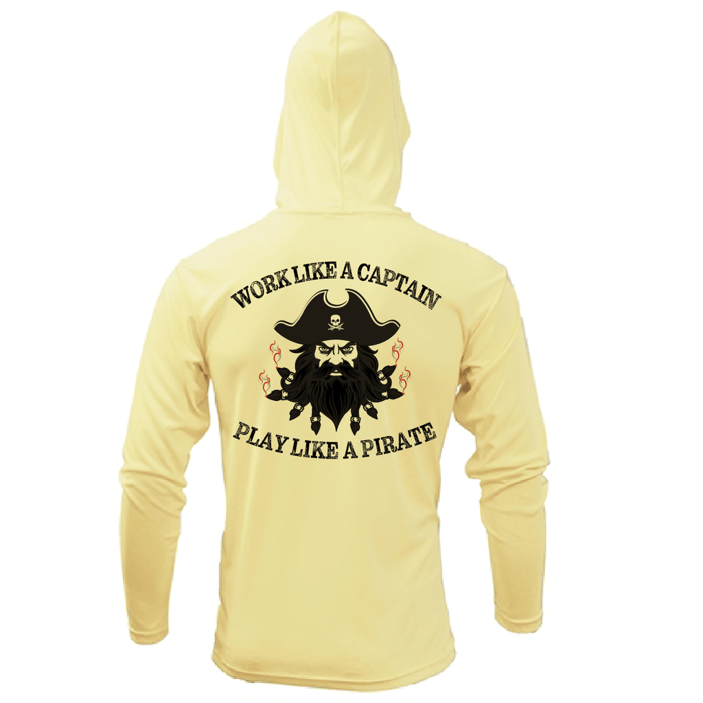 Saltwater Born Shirts S / CANARY Saltwater Born Blackbeard Long Sleeve UPF 50+ Dry-Fit Hoodie