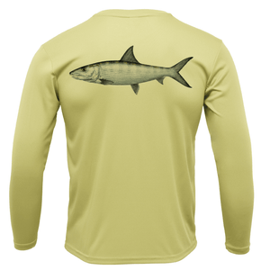 Saltwater Born Shirts S / CANARY Siesta Key Bonefish Long Sleeve UPF 50+ Dry-Fit Shirt