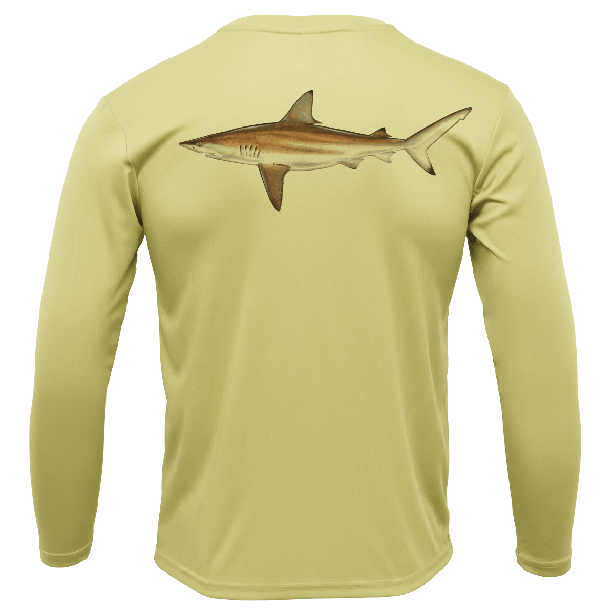 Saltwater Born Shirts S / CANARY Siesta Key, FL Blacktip Long Sleeve UPF 50+ Dry-Fit Shirt