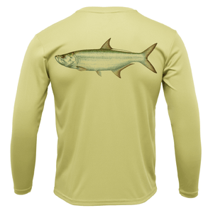 Saltwater Born Shirts S / CANARY Tampa, FL Tarpon Long Sleeve UPF 50+ Dry-Fit Shirt