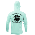 Saltwater Born Shirts S / SEAFOAM Saltwater Born Blackbeard Long Sleeve UPF 50+ Dry-Fit Hoodie