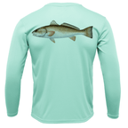 Saltwater Born Shirts S / SEAFOAM Tampa, FL Redfish Long Sleeve UPF 50+ Dry-Fit Shirt